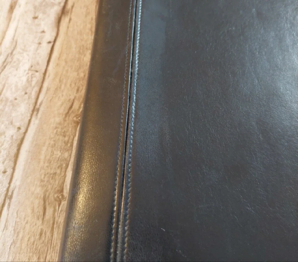 Montblanc Black Leather Filofax/ Organizer Platinum Corner Logo 8
